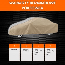 Plandeka Pokrowiec Optimal Garage na samochód typu Hatchback rozmiar M1