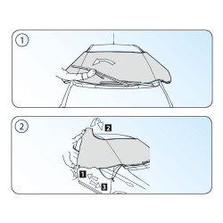 Osłona mata antyszronowa na przednią i boczne szyby WINTER Plus Maxi, szerokość 135-146 cm